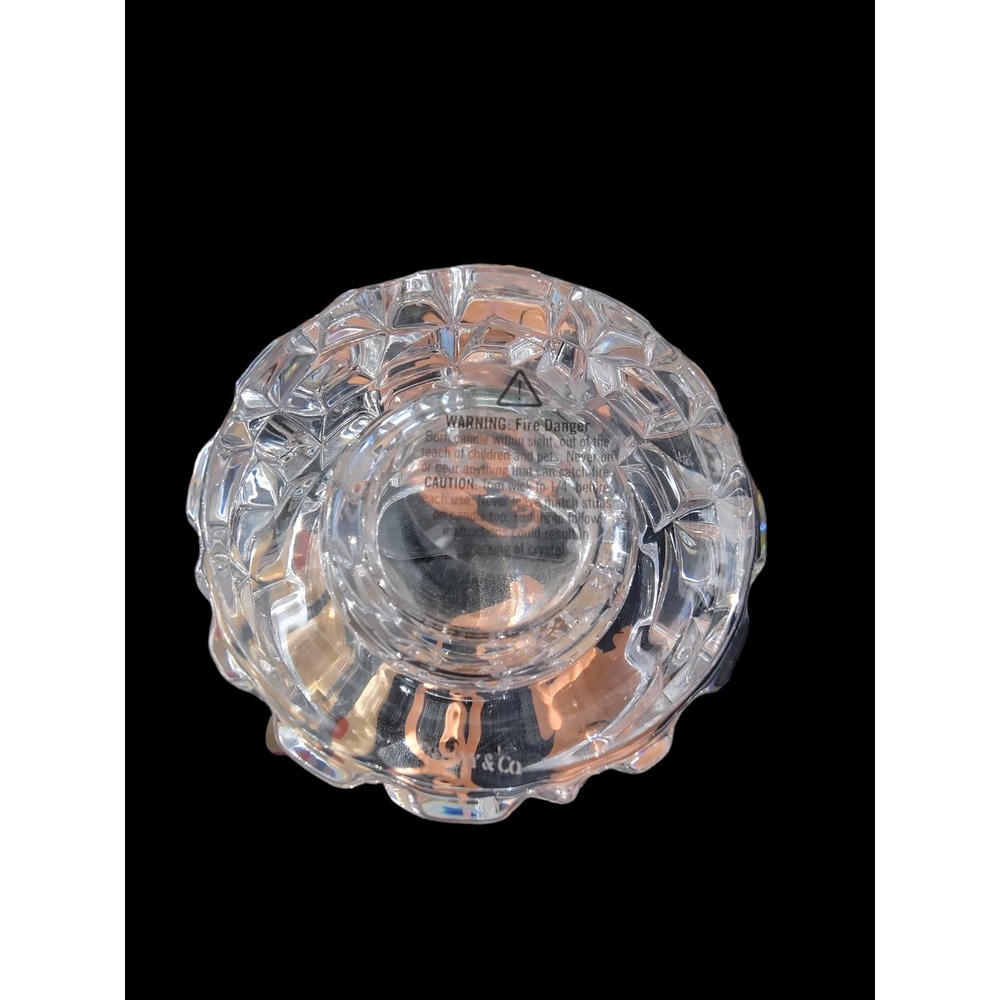 Tiffany & Co. Retired Rock Cut Crystal Votive Candle Holder – Germany - Picture 4 of 5